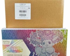 Prismatic Evolutions Super Premium Collection 4 Box Case