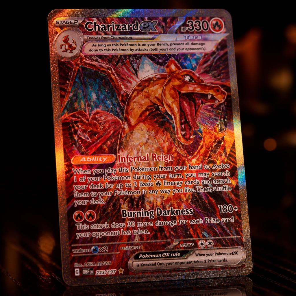 Violet Obsidian Flames Sleeved Blister
