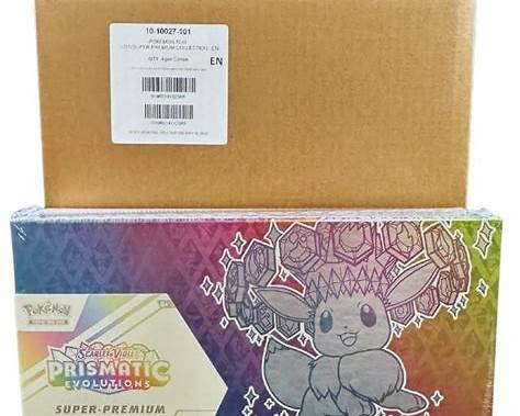 Prismatic Evolutions Super Premium Collection 4 Box Case